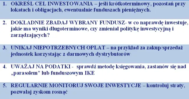 Jaki fundusz inwestycyjny wybrać? Unikaj błędów i strać o swoje oszczędności